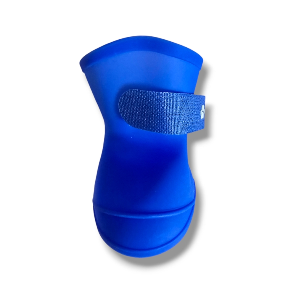 NWOT 🥀 PETSTORE Blue 4 PCS Waterproof Protective Silicone Dog Rain Boots - Picture 8 of 16